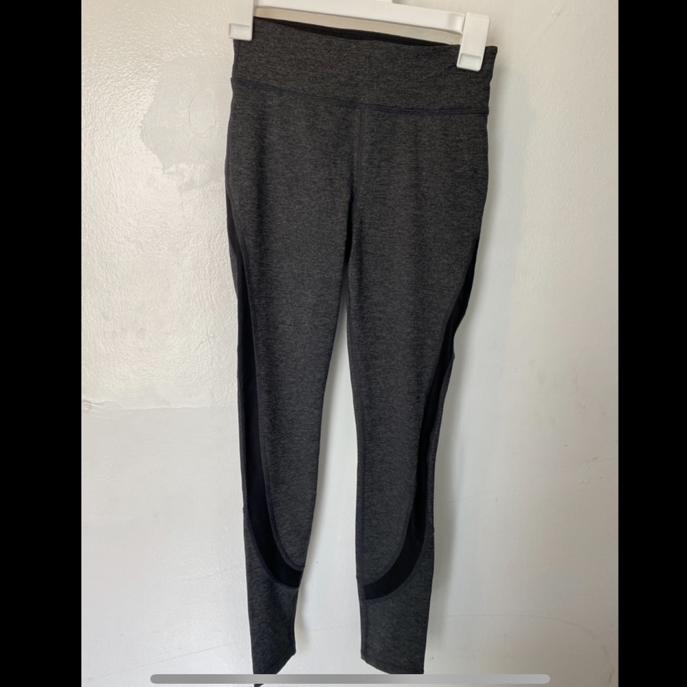 Gray & black leggings